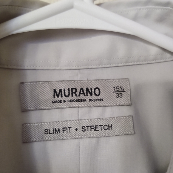 MURANO | Solid Gray Dress Shirt - Picture 3 of 3